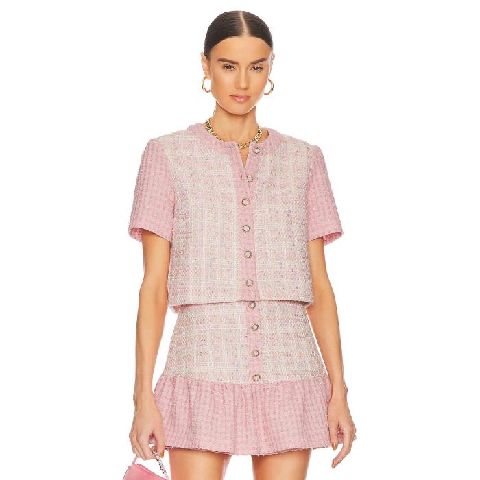 アマンダアプリチャード Amanda Uprichard 【 Braswell Top Women Pennington Tweed 】 レディース