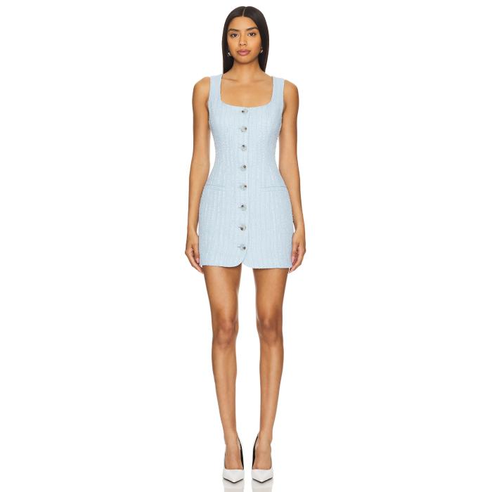 Line & Dot 【 Emmeline Mini Dress Women Sky Blue 】 ドレス レディースファッション ドレス レディース スカイ 青色 ブルー