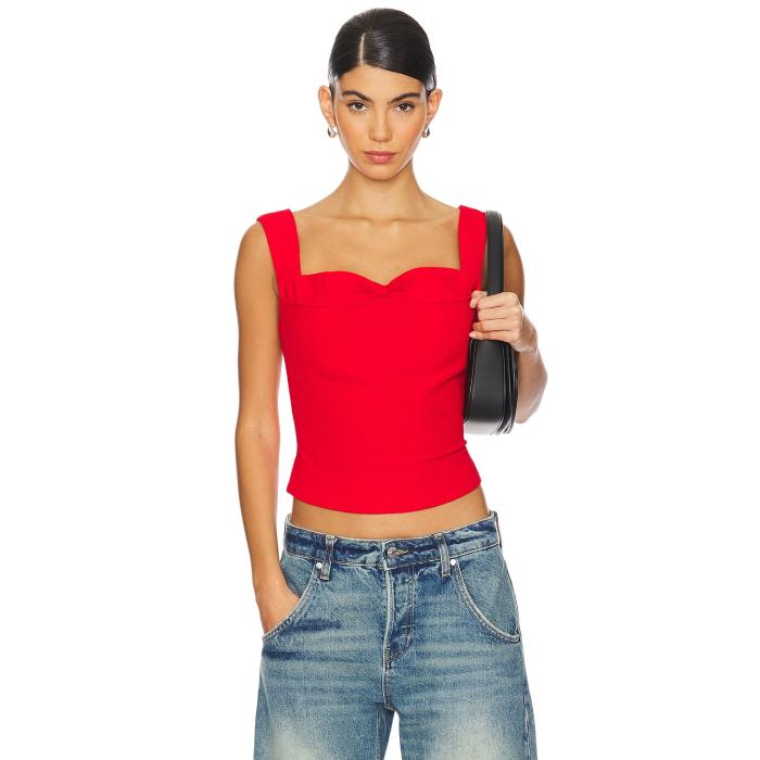 Miaou 【 Imogene Corset Women Red 】 レディースファッション トップス タンクトップ レディース Red 赤・レッド