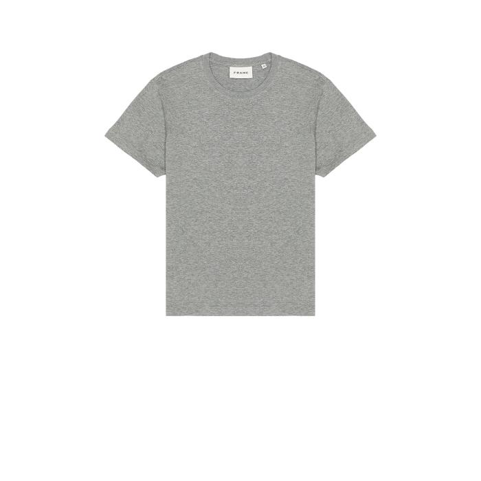 フレーム Frame 【 Duo Fold Tee Men Heather Grey 】 Tシャツ メンズファッション トップス Tシャツ カットソー メンズ heather ヘザー 灰色 グレー