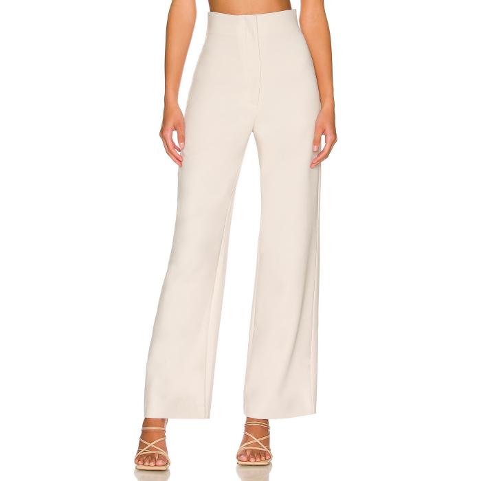 バル点点 Bardot 【 Anna High Waist Pant Women Beige 】 ご機嫌 ズボン下 レディース ベージュ