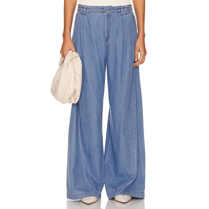 スティーブマデン Steve Madden 【 Straling Wide Leg Women Berlin Wash 】 レディースファッション ボトムス パンツ レディース