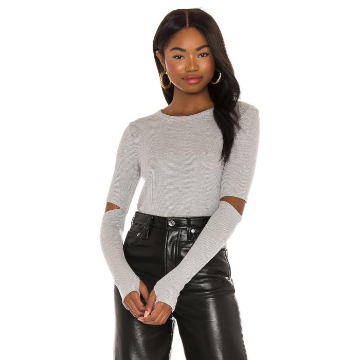 Michael Lauren 【 Solomon Top Women Heather Grey 】 レディースファッション トップス その他 レディース heather ヘザー 灰色 グレー