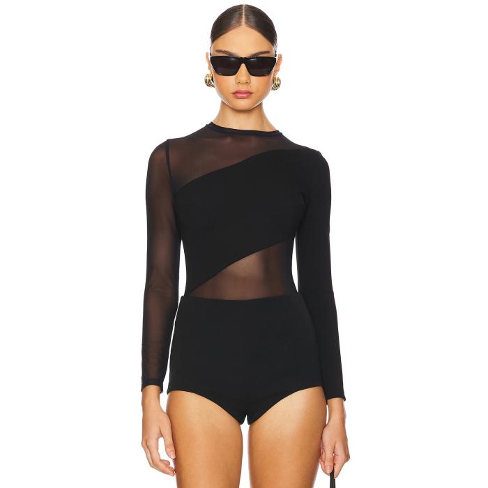Undress Code 【 Starstruck Bodysuit Women Black 】 上半身背広 レディース 黒いこと 黒いこと