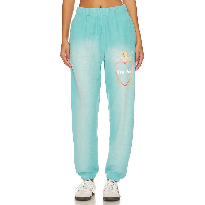 Boys Lie 【 Head Over Heals Sweatpants Women Blue 】 ロングタイツ レディースファッション ボトムス パンツ レディース 青色 ブルー