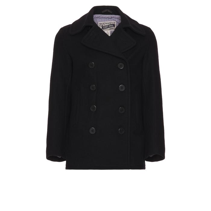 ショット Schott 【 Slim Fit Peacoat Men Navy 】 slim スリム メンズ 紺色 ネイビー|スニケス