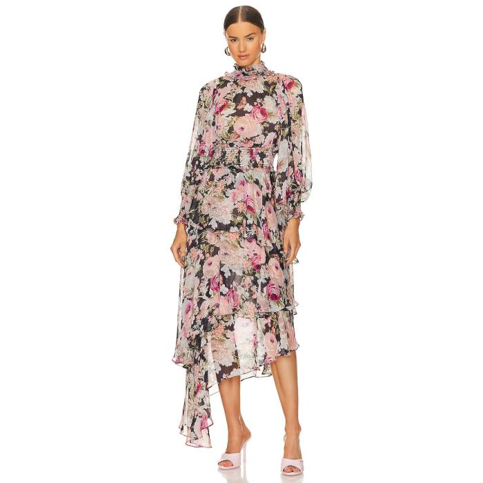 Elliatt 【 Astrid Dress Women Black Multi 】 ドレス レディースファッション ドレス レディース 黒色 ブラック