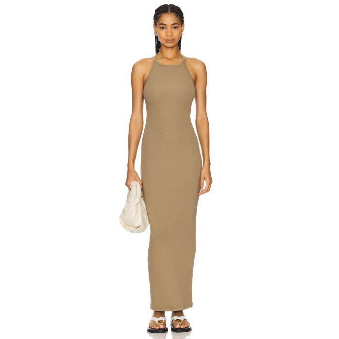 Clyque 【 West Maxi Dress Women Khaki 】 ドレス レディースファッション ドレス レディース カーキ