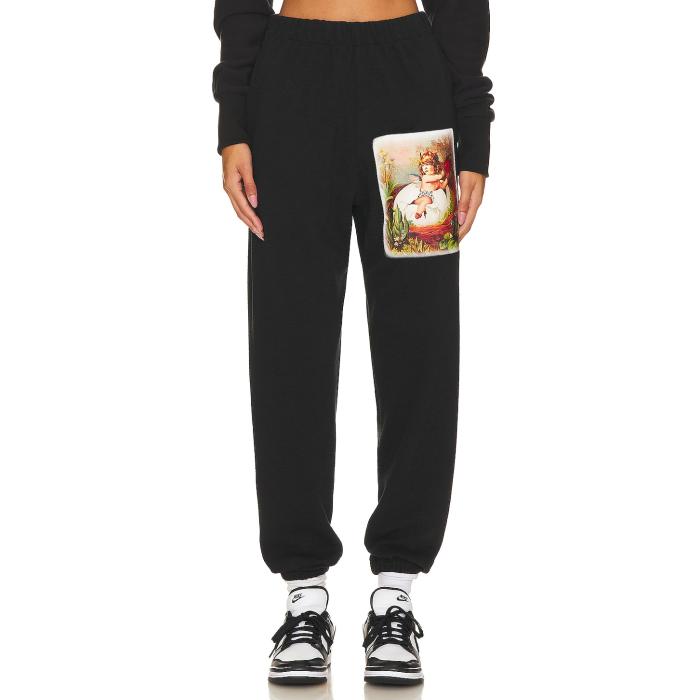 Boys Lie 【 Nestled Up Sweatpants Women Black 】 ロングタイツ レディースファッション ボトムス パンツ レディース 黒色 ブラック 21,535円