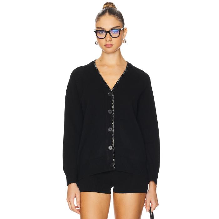 27 Miles Malibu 【 Galatea Cardigan Women Black 】 カーディガン レディースファッション トップス カーディガン ボレロ レディース 黒色 ブラック