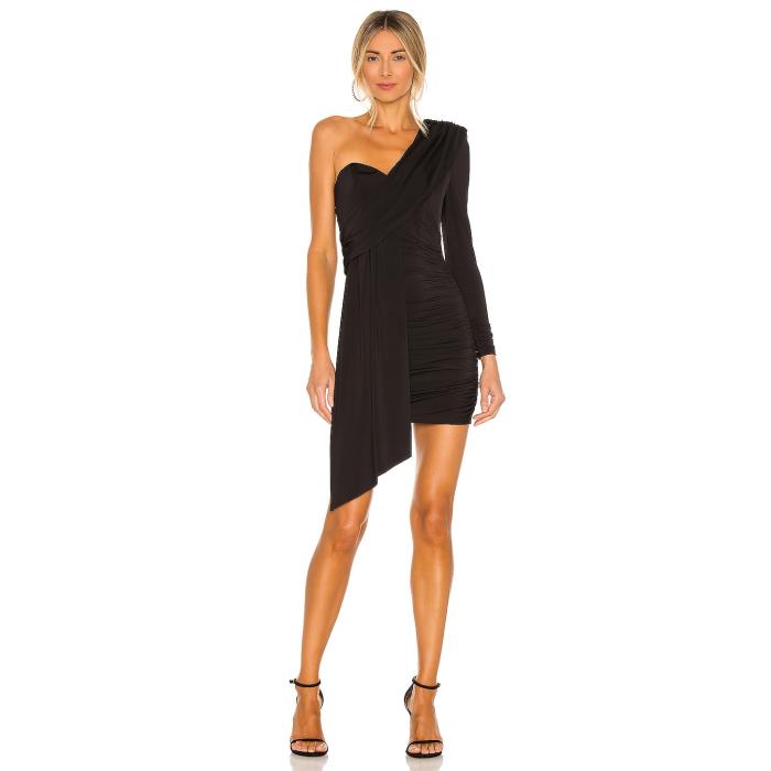 Michael Costello 【 X Revolve Carmen Dress Women Black 】 ドレス レディース 黒色 ブラック｜スニケス