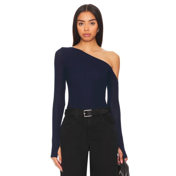 Michael Lauren 【 Magdaleno Asymmetrical Tee Women Astral Navy 】 プルオーバー レディース 紺色 米国海軍