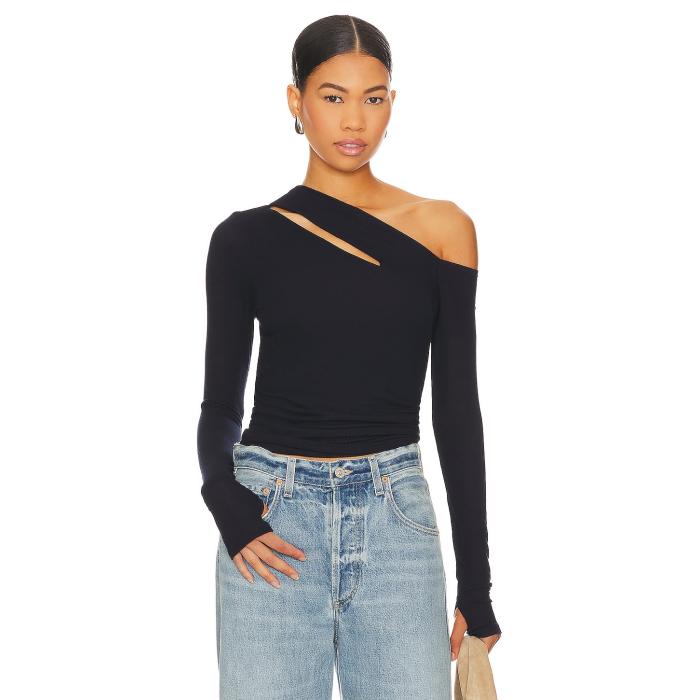 Michael Lauren 【 Osian Top Women Dark Navy 】 レディースファッション トップス その他 レディース 紺色 ネイビー 16,170円
