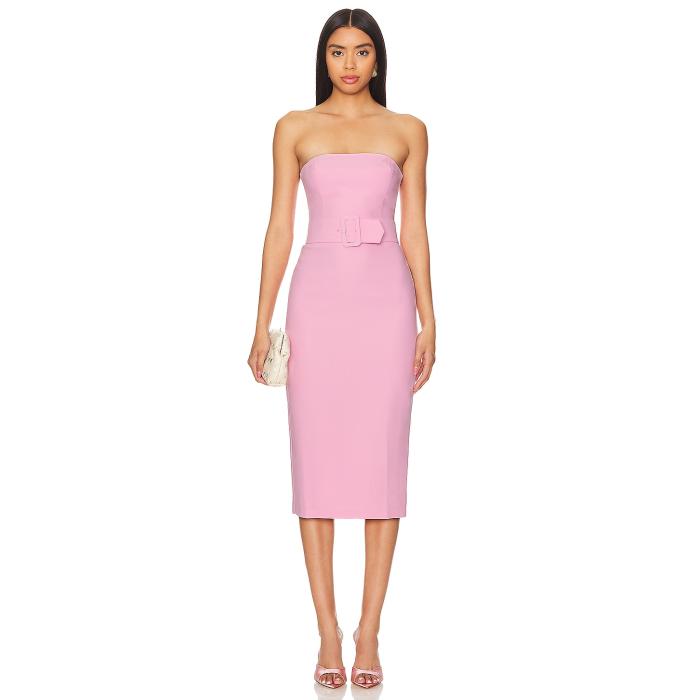 アマンダアプリチャード Amanda Uprichard 【 Fae Midi Dress Women Antique Rose 】 ドレス レディースファッション ドレス レディース Rose ローズ