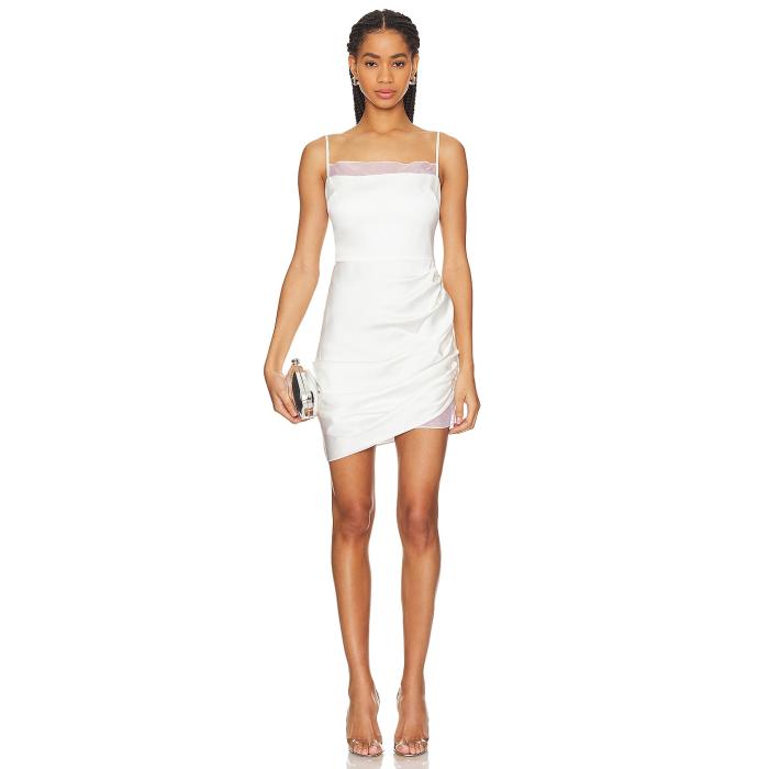 アマンダアプリチャード Amanda Uprichard 【 London Dress Women Ivory 】 お召しもの レディース 象牙色