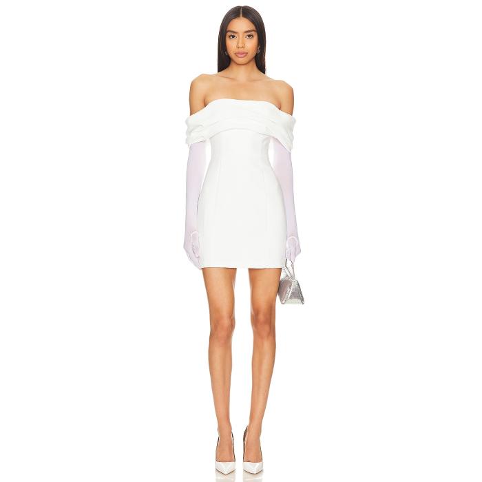 アマンダアプリチャード Amanda Uprichard 【 X Revolve Jania Dress Women Ivory 】 ドレス レディース アイボリー｜スニケス