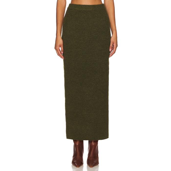 Line & Dot 【 Hart Skirt Women Olive 】 レディースファッション ボトムス スカート レディース olive オリーブ