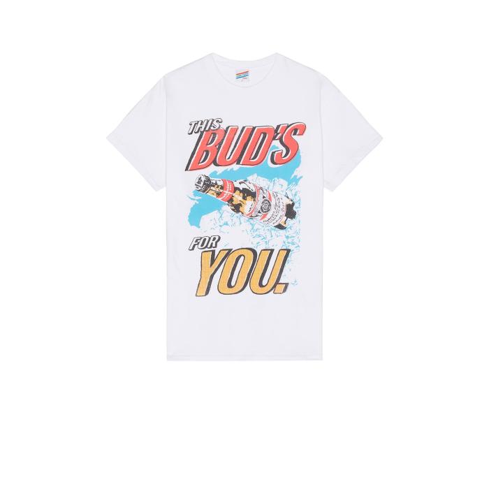 ジャンクフード Junk Food 【 This Buds For You Tee Men White 】 Tシャツ メンズファッション トップス Tシャツ カットソー メンズ 白色 ホワイト