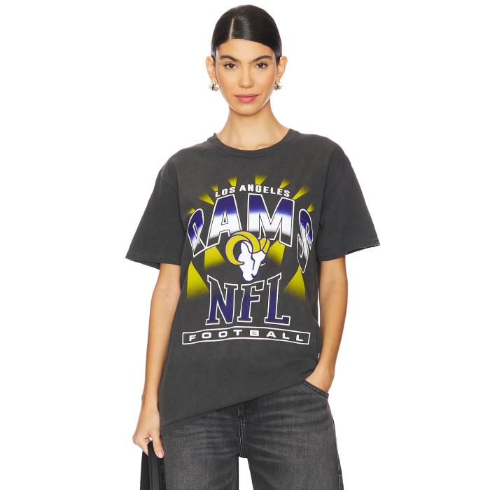 ジャンクフード Junk Food 【 Rams Chrome Vintage Tee Unisex Midnight 】 ラムズ vintage ビンテージ・ヴィンテージ Tシャツ レディースファッション トップス Tシャツ カットソー ユニセックス