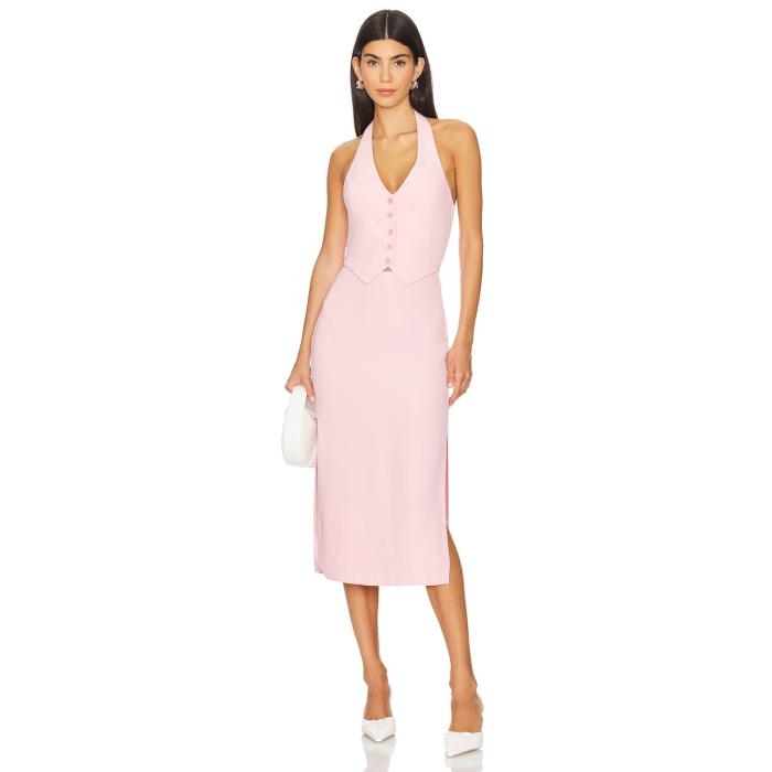 アマンダアプリチャード Amanda Uprichard 【 Isadore Dress Women Lychee 】 ドレス レディースファッション ドレス レディース