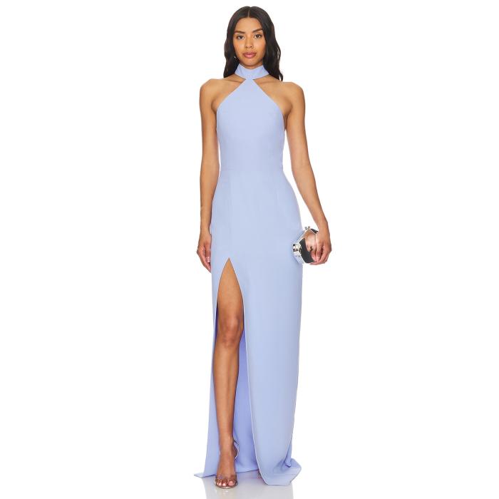 アマンダアプリチャード Amanda Uprichard 【 X Revolve Queen Gown Women English Lavender 】 レディースファッション ドレス レディース