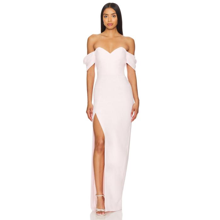 アマンダアプリチャード Amanda Uprichard 【 X Revolve Falcon Gown Women Blush 】 レディースファッション ドレス レディース