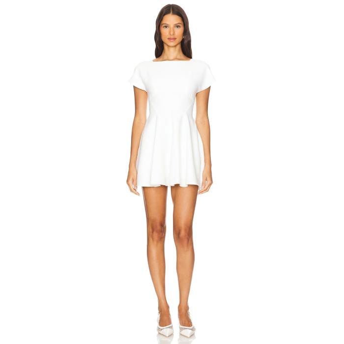 アマンダアプリチャード Amanda Uprichard 【 X Revolve Harper Dress Women White 】 ドレス レディースファッション ドレス レディース 白色 ホワイト 39,585円