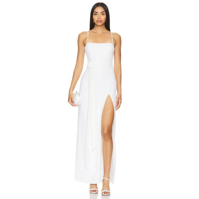 アマンダアプリチャード Amanda Uprichard 【 Isabel Dress Women Ivory 】 ドレス レディースファッション ドレス レディース アイボリー
