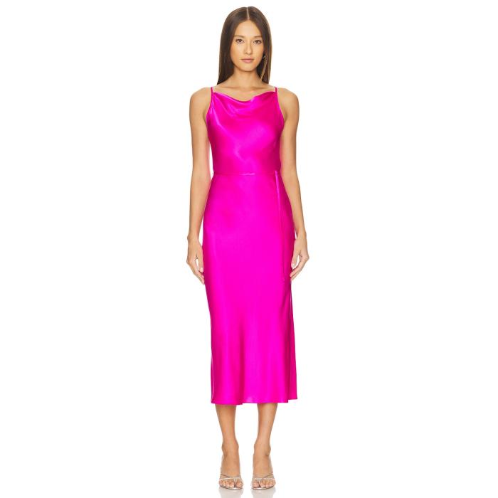 アマンダアプリチャード Amanda Uprichard 【 Shaelyn Dress Women Hot Pink 】 ドレス レディースファッション ドレス レディース pink ピンク