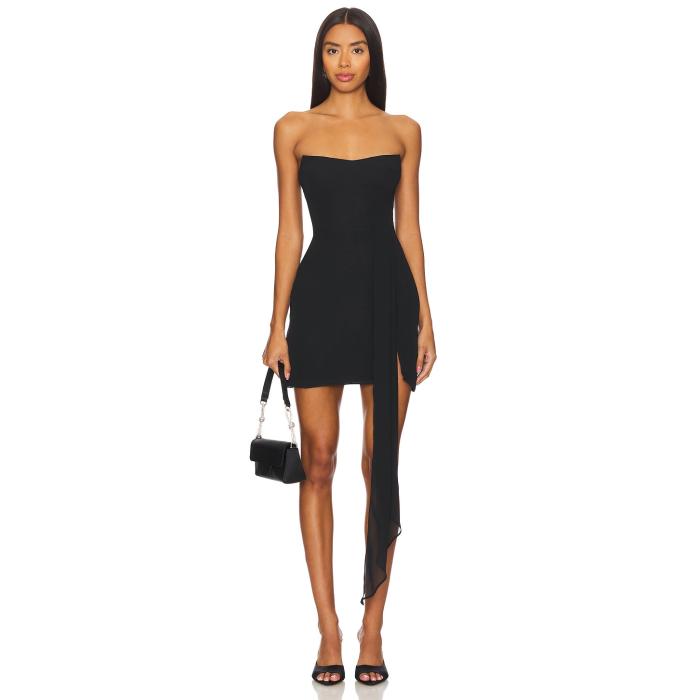 アマンダアプリチャード Amanda Uprichard 【 Treasure Dress Women Black 】 ドレス レディースファッション ドレス レディース 黒色 ブラック