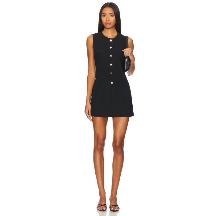 アマンダアプリチャード Amanda Uprichard 【 Tori Dress Women Black 】 ドレス レディース 黒色 ブラック|スニケス