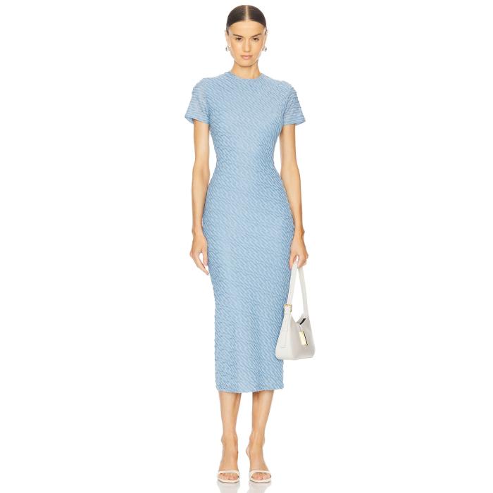 アマンダアプリチャード Amanda Uprichard 【 Rosaria Dress Women Blue 】 ドレス レディースファッション ドレス レディース 青色 ブルー