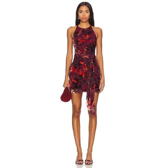 アマンダアプリチャード Amanda Uprichard 【 Selah Dress Women Sorrel Burnout 】 ドレス レディースファッション ドレス レディース
