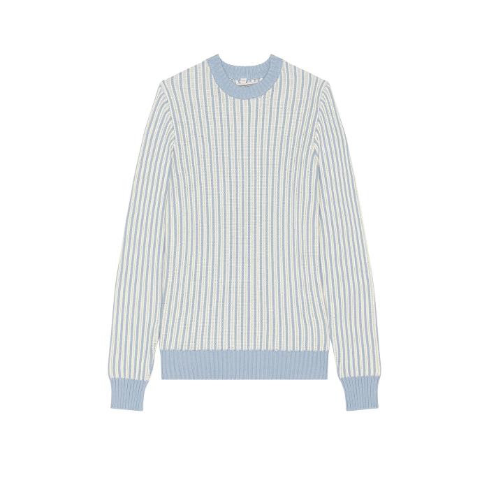 ショット Schott 【 Striped Sweater Men Sky 】 トレーナー メンズファッション トップス ニット セーター メンズ スカイ