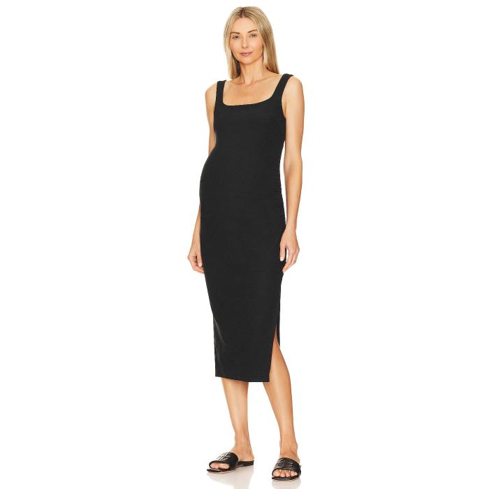 ビヨンドヨガ Beyond Yoga 【 Spacedye Icon Midi Maternity Dress Women Darkest Night 】 アイコン お召しもの レディース ナイト爵 レディースファッション-ドレス