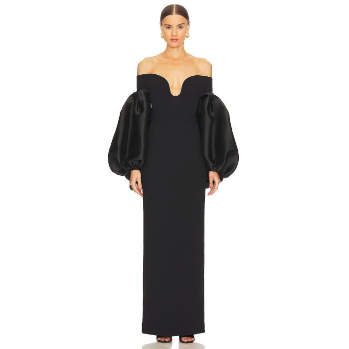 Solace London 【 Mora Maxi Dress Women Black 】 ドレス レディースファッション ドレス レディース 黒色 ブラック