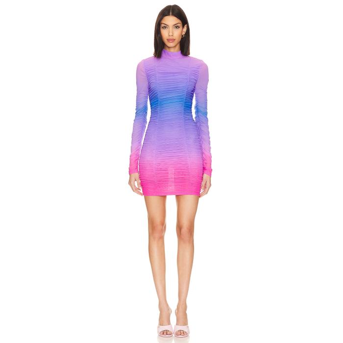 Rococo Sand 【 X Revolve Blake Short Dress Women Purple & Pink 】 ブレイク ドレス レディースファッション ドレス レディース Purple 紫・パープル pink ピンク
