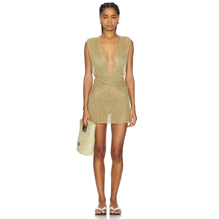 Vix Swimwear 【 Cindy Short Cover Dress Women Olive 】 ドレス レディースファッション 水着 レディース olive オリーブ