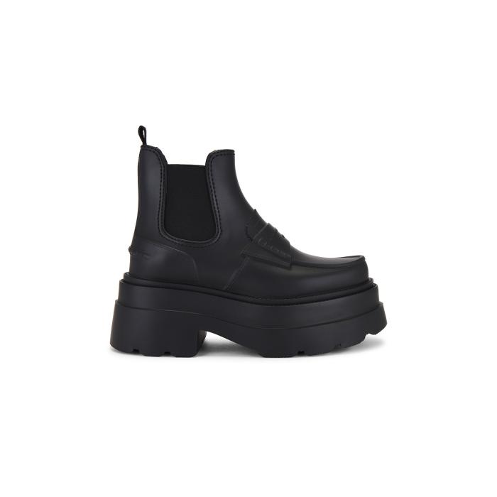 アレキサンダーワン Alexander Wang 【 Carter Ankle Platform Rain Boot Women Black 】 ブーツ レディース 黒いこと 黒いこと
