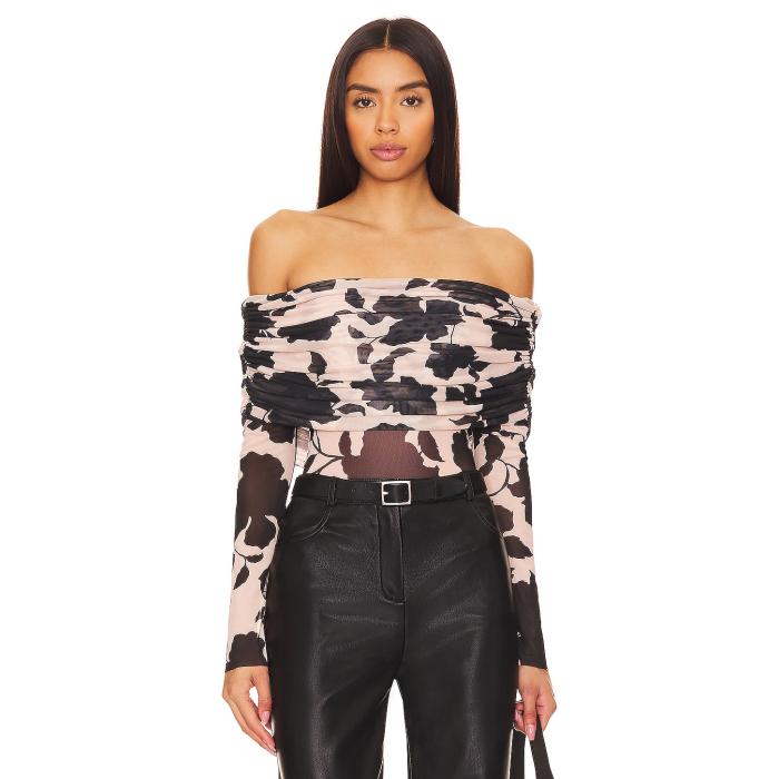 Afrm 【 Maxine Bodysuit Women Shadow Floral 】 ボディースーツ レディースファッション トップス その他 レディース シャドー・シャドウ