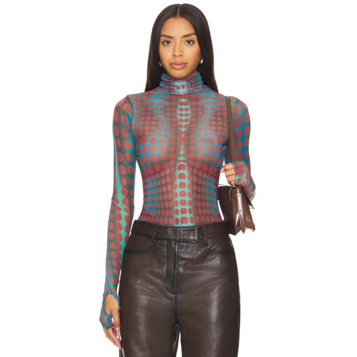 Afrm 【 Zadie Top Women Cyber Optic Dot 】 レディースファッション トップス その他 レディース 14,016円