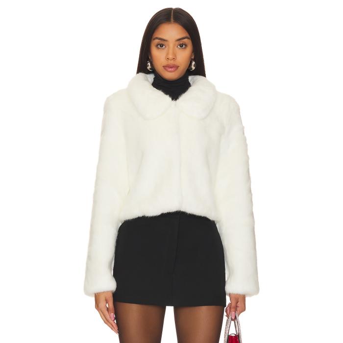 Unreal Fur 【 Tirage Cropped Jacket Women Blanc 】 Jacket ジャケット レディースファッション コート ジャケット レディース ブランク