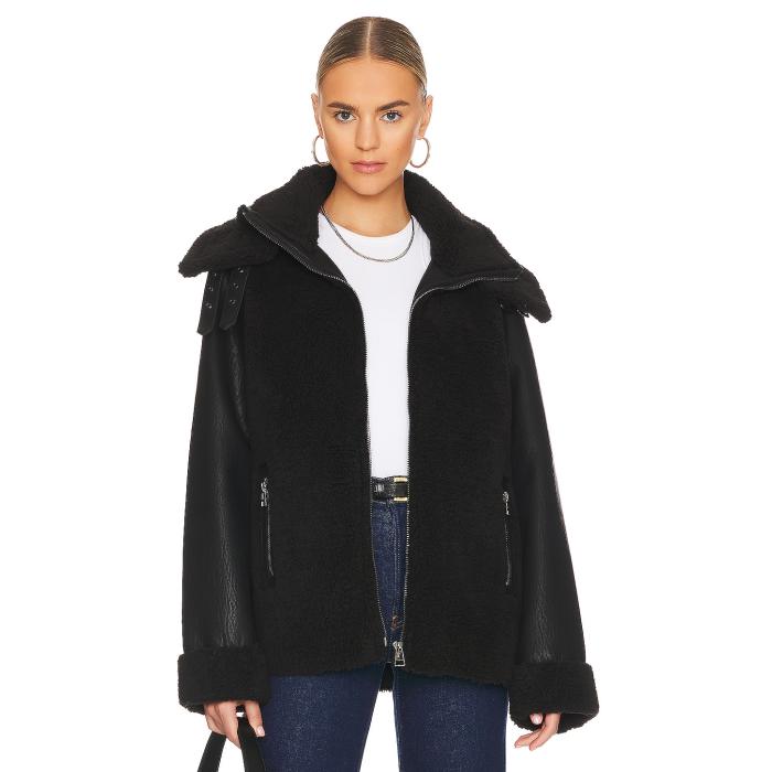 Unreal Fur 【 Symbiosis Faux Fur Jacket Women Black 】 Jacket ジャケット レディースファッション コート ジャケット レディース 黒色 ブラック 34,710円