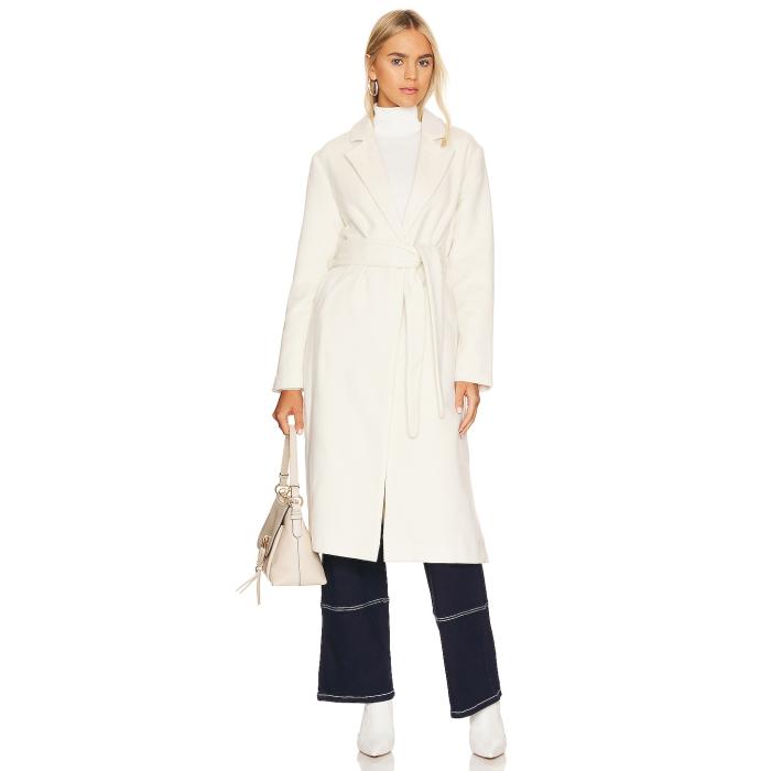 Unreal Fur 【 Love Affair Coat Women Blanc 】 レディース 空白文字