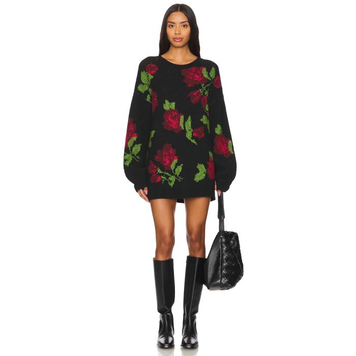 ショウミーユアムームー Show Me Your Mumu 【 Summit Sweater Women Send Me Roses 】 トレーナー レディースファッション トップス ニット セーター セーター レディース