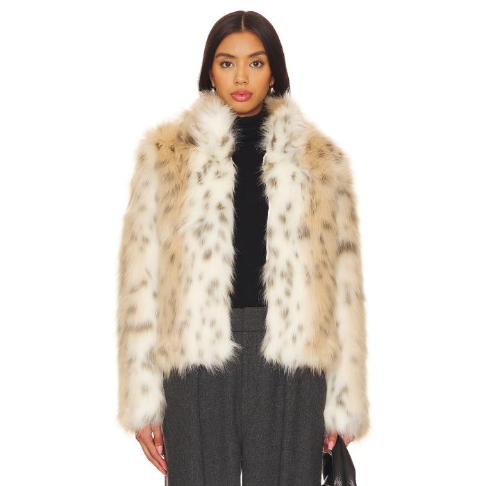Unreal Fur 【 Wild Dream Jacket Women Snow Leopard 】 wild ワイルド ドリーム Jacket ジャケット レディースファッション コート ジャケット レディース ヒョウ柄 レオパード 45,420円