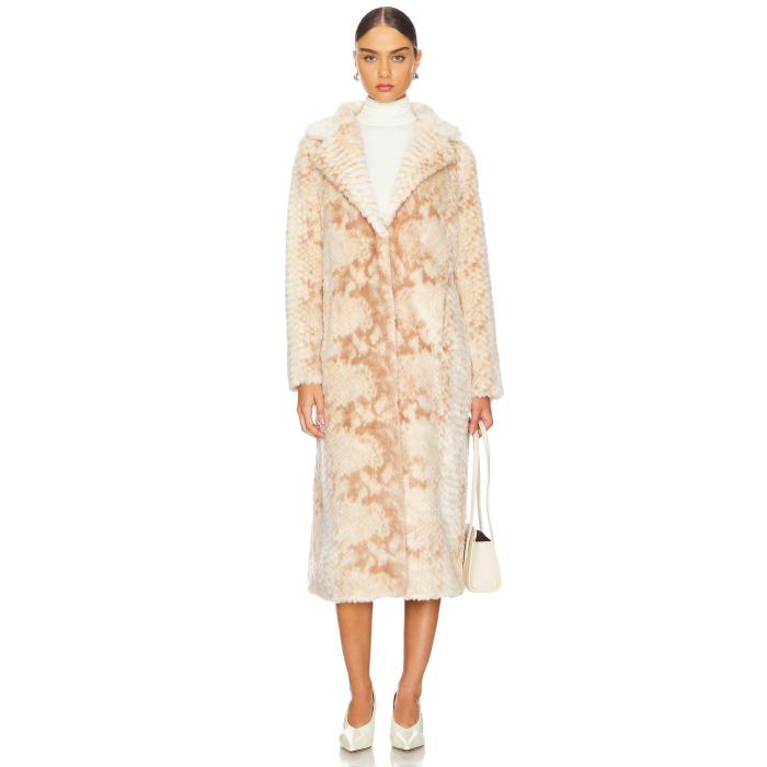Unreal Fur 【 Montmartre Faux Fur Coat Women Blonde 】 レディースファッション コート ジャケット レディース