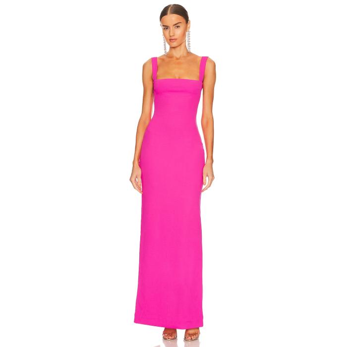 Solace London 【 Joni Maxi Dress Women Magenta 】 ドレス レディースファッション ドレス レディース マジェンタ