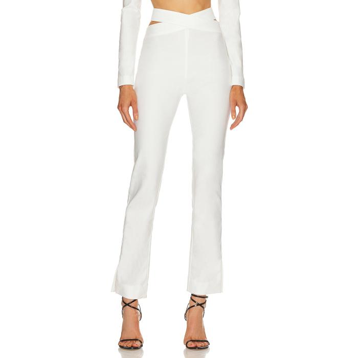 Michael Costello 【 X Revolve Milla Pant Women White 】 ズボン下 レディース 白いこと 白いこと