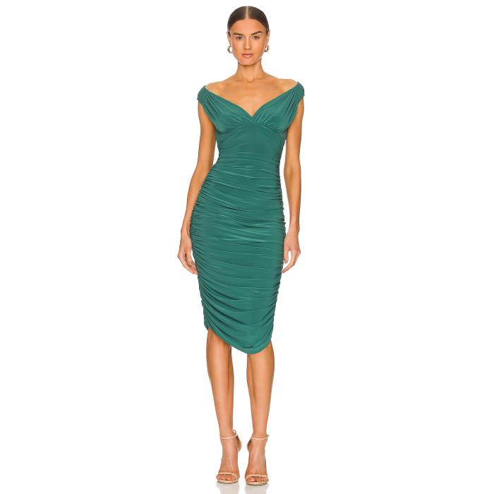 Norma Kamali 【 X Revolve Tara Dress Women Mountain Green 】 ドレス レディースファッション ドレス レディース green 緑・グリーン